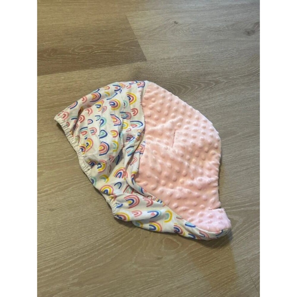 Bumbo/Nuby Pink and Rainbow Seat Cover